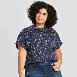 Universal Thread Button Down Camp Shirt